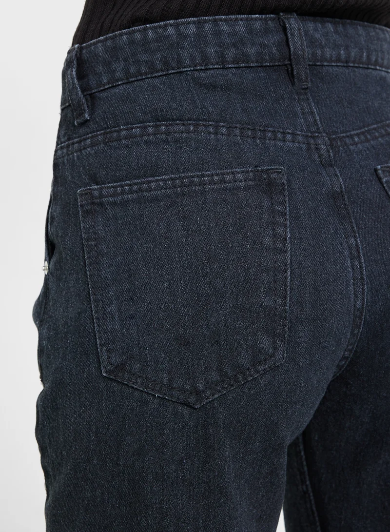 Ginger High Rise Mom Jeans