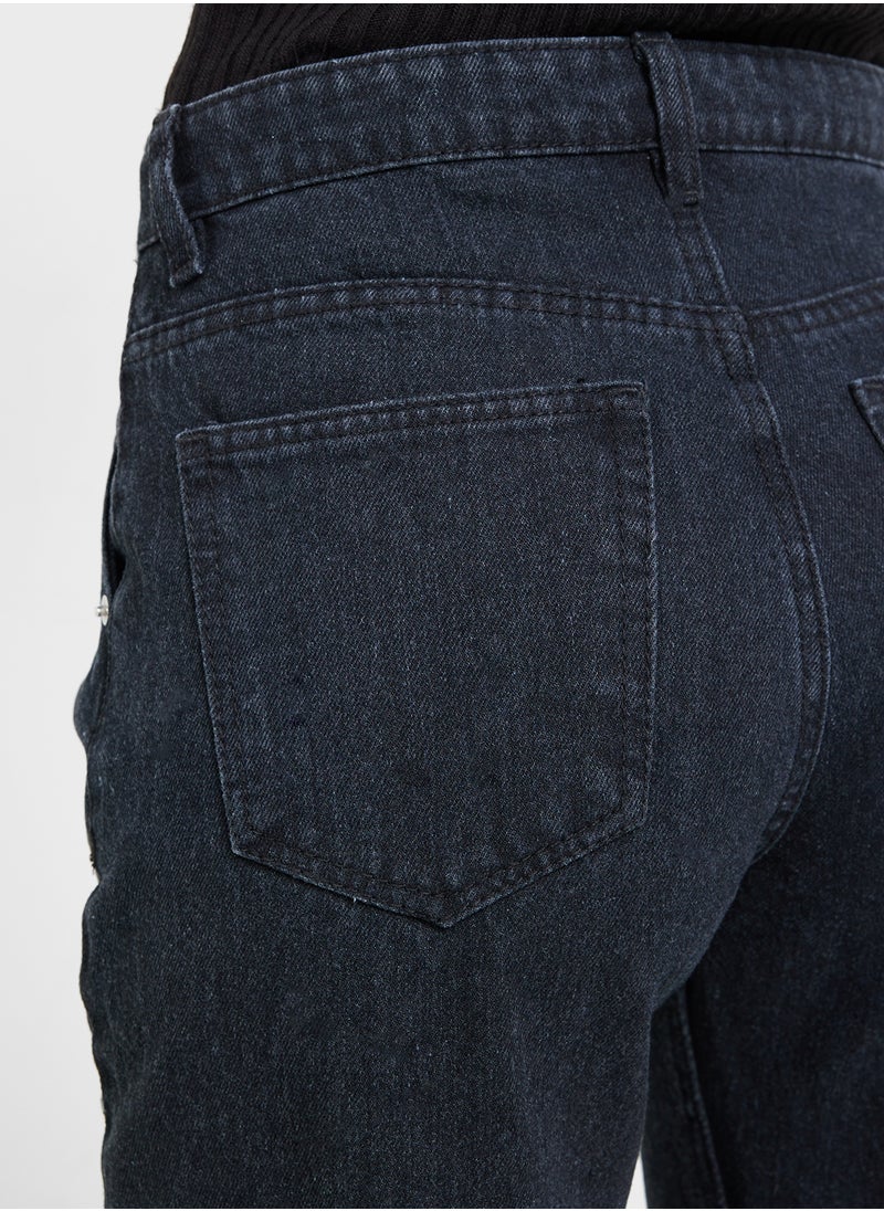 Ginger High Rise Mom Jeans  - Image 5