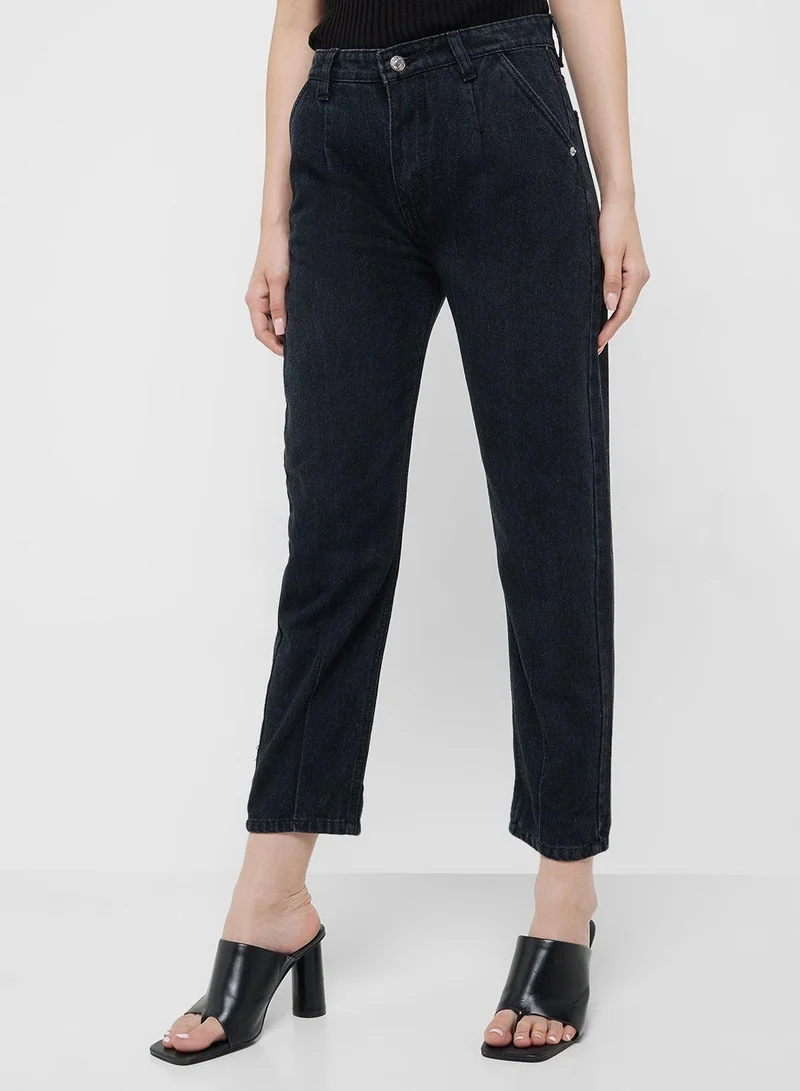 Ginger  High Rise Mom Jeans for Women | Best Price UAE