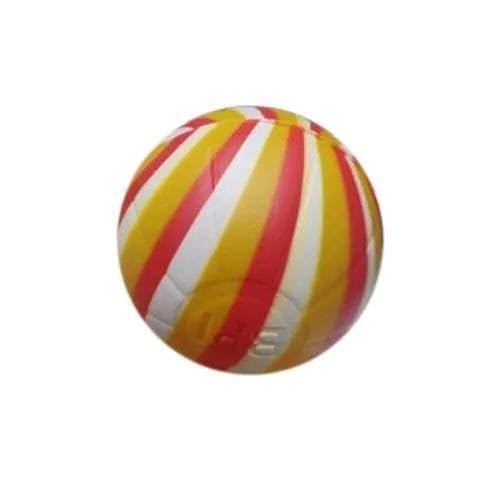 YOOKO Striped Spherical Decorative Balls Set of 7 Red Yellow White - Image 2