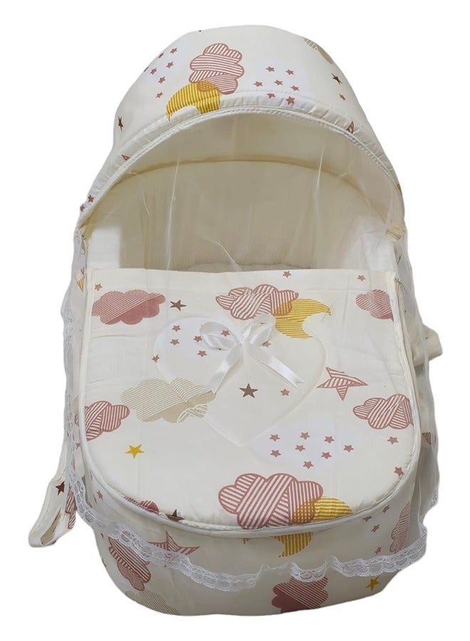 بيبي كارا حمالة سرير للأطفال مع مقعد سميك فاخر مبطن - Image 3