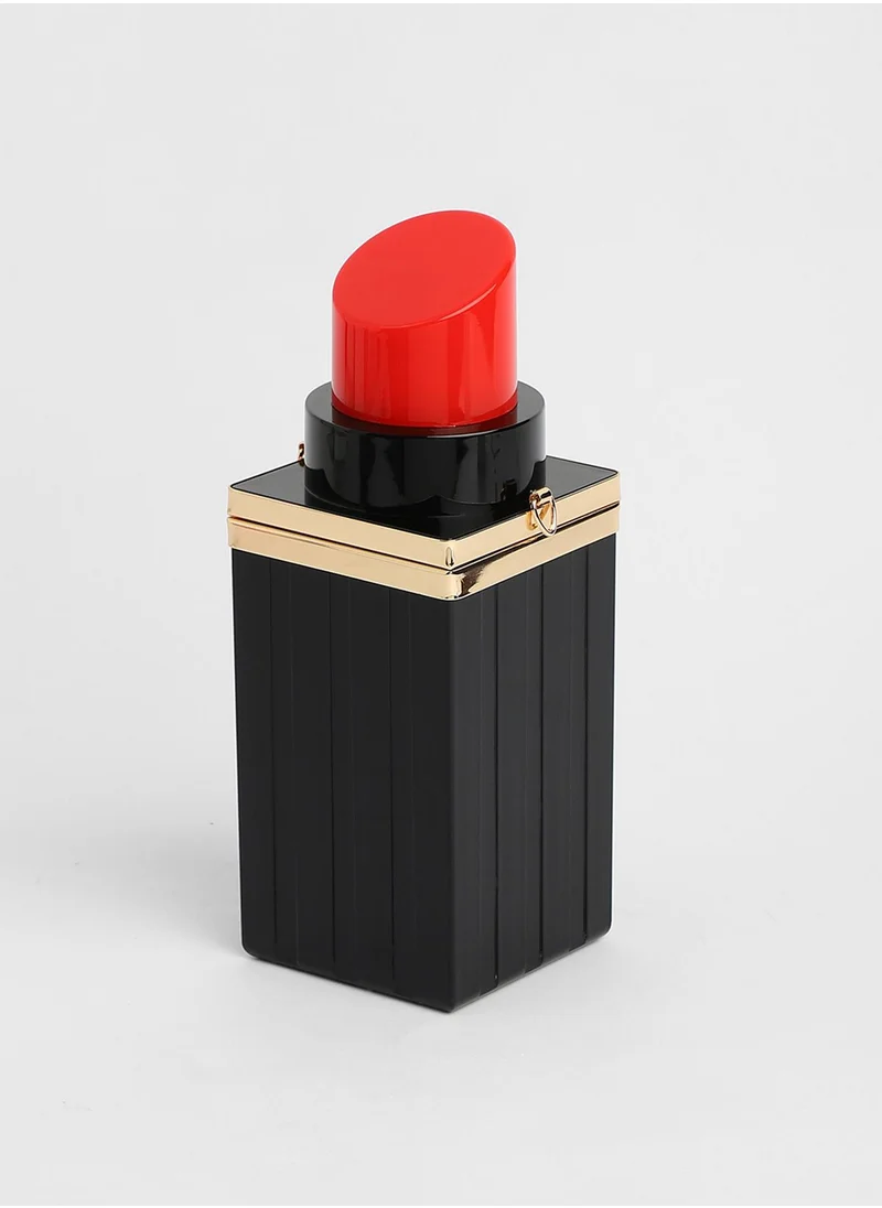 Haute Sauce The Rouge Clutch Bag - Onyx Black