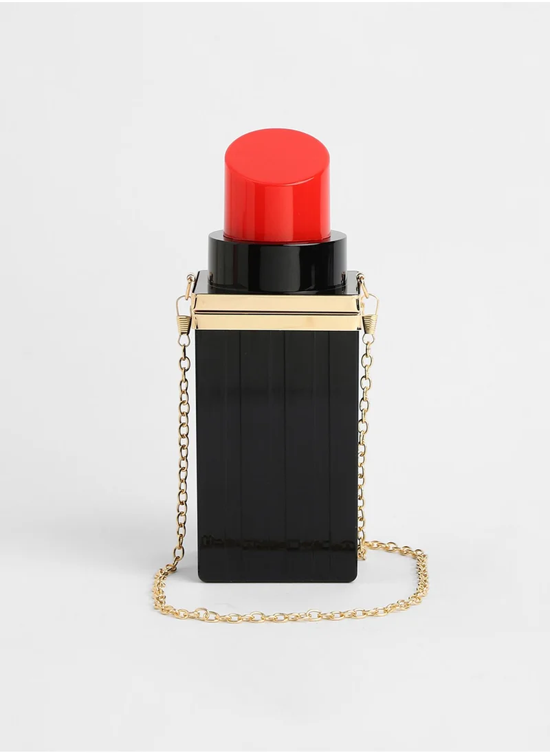 Haute Sauce The Rouge Clutch Bag - Onyx Black