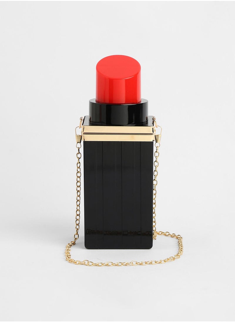 Haute Sauce The Rouge Clutch Bag - Onyx Black  - Image 4