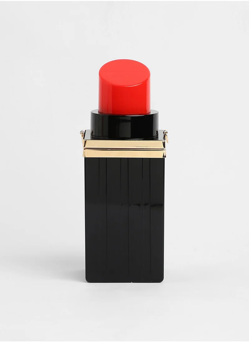 Haute Sauce The Rouge Clutch Bag - Onyx Black