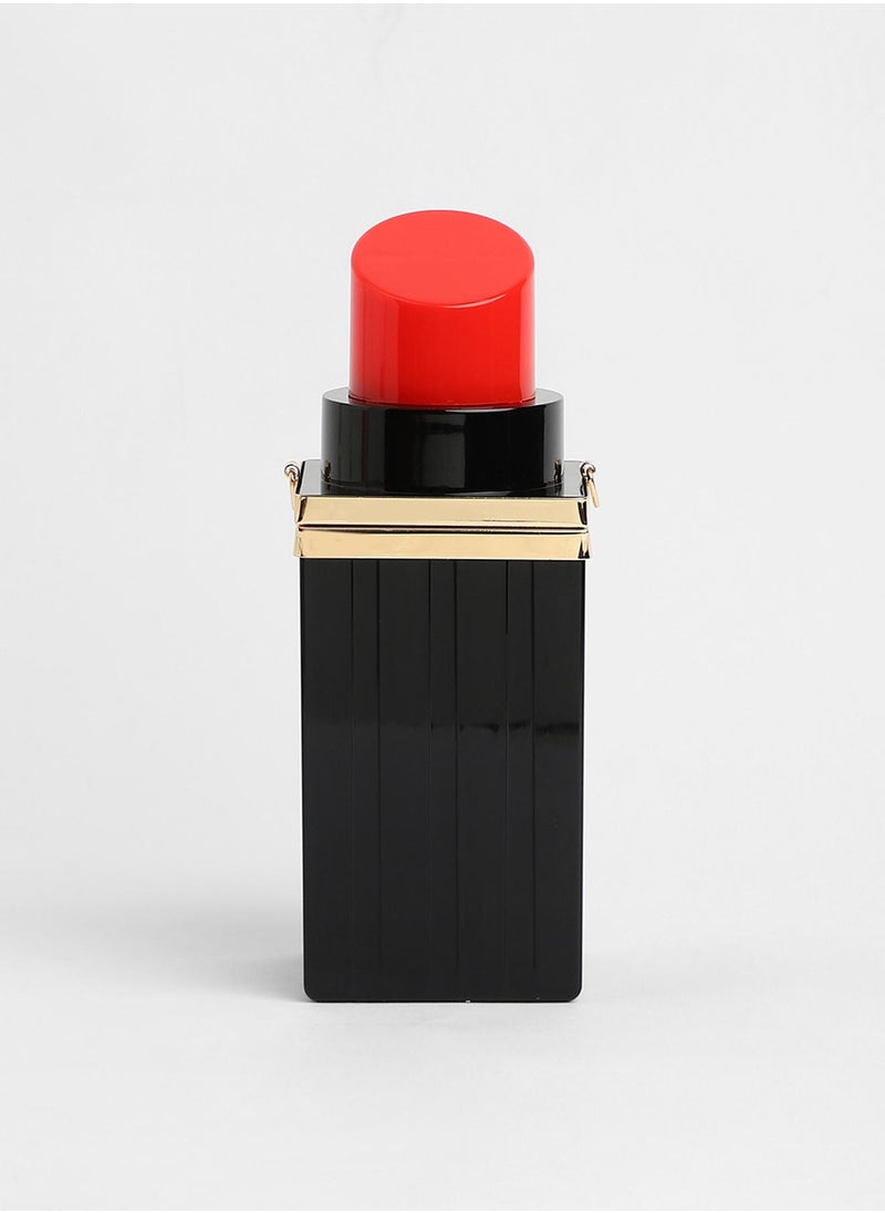 Haute Sauce The Rouge Clutch Bag - Onyx Black  - Image 5
