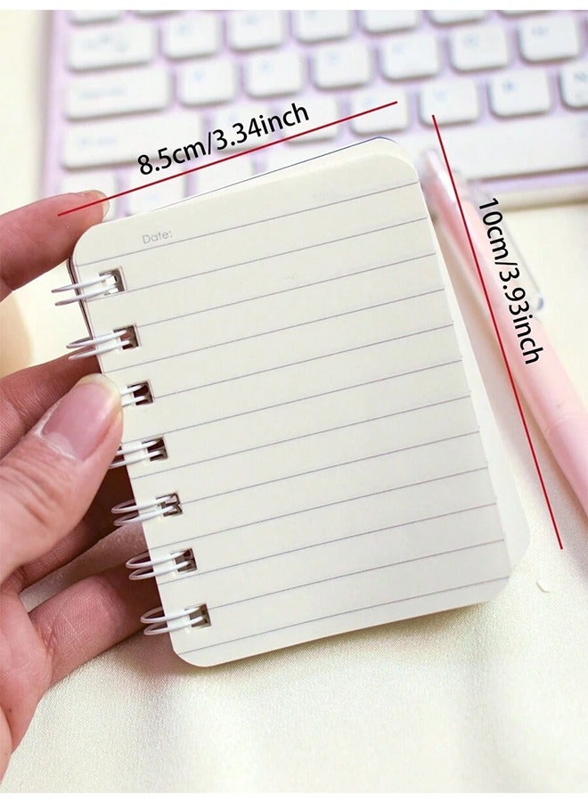 A7 Spiral Bound Notebook With 80 Sheets, 4 Random Cute Patterns For Choice - Image 2