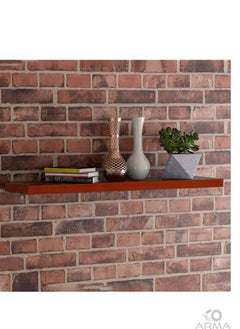 co arma Wood floating wall shelf red 120 cm  - Image 1