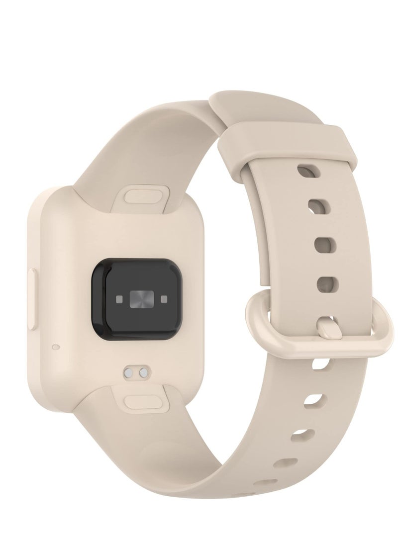 Excefore مجموعة من 4 أحزمة متوافقة مع Redmi Watch 1 Lite/Redmi Watch 1/Xiaomi Mi Watch Lite 1، سوار رياضي بديل من السيليكون الناعم بشريط ملون  - Image 5