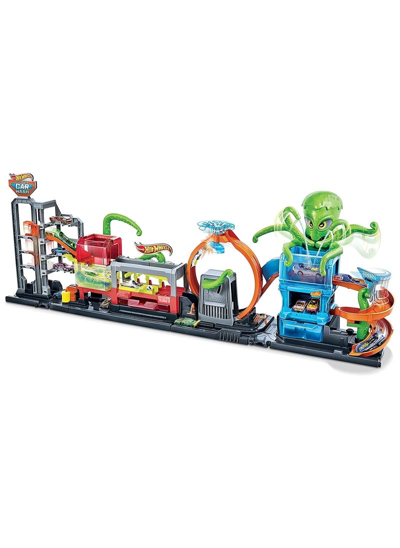 Hot Wheels - Hot Wheels City Ultimate Octo Car Wash Playset with Water Tanks - Image 1
