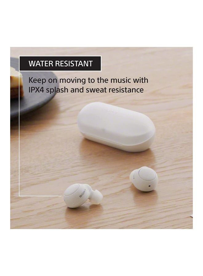 Sony WF-C500 Truly Wireless In-Ear Bluetooth Earbud Headphones With Mic And IPX4 Water Resistance White - Image 3