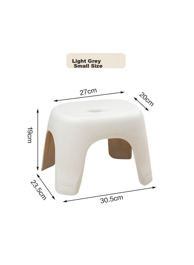 Yujia Good Products يوجيا ليانغ بين بلاستيك ستول, مقعد منزلي صغير, مقعد حمام سميك غير قابل للانزلاق, مسند قدم بسيط منخفض, حجم صغير 1 قطعة - Image 1