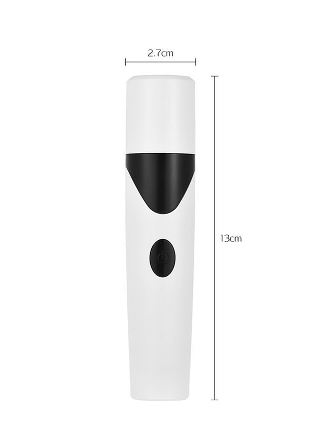 NIBEMINENT Electric Pet Nail Grinder And Clipper White/Black - Image 2