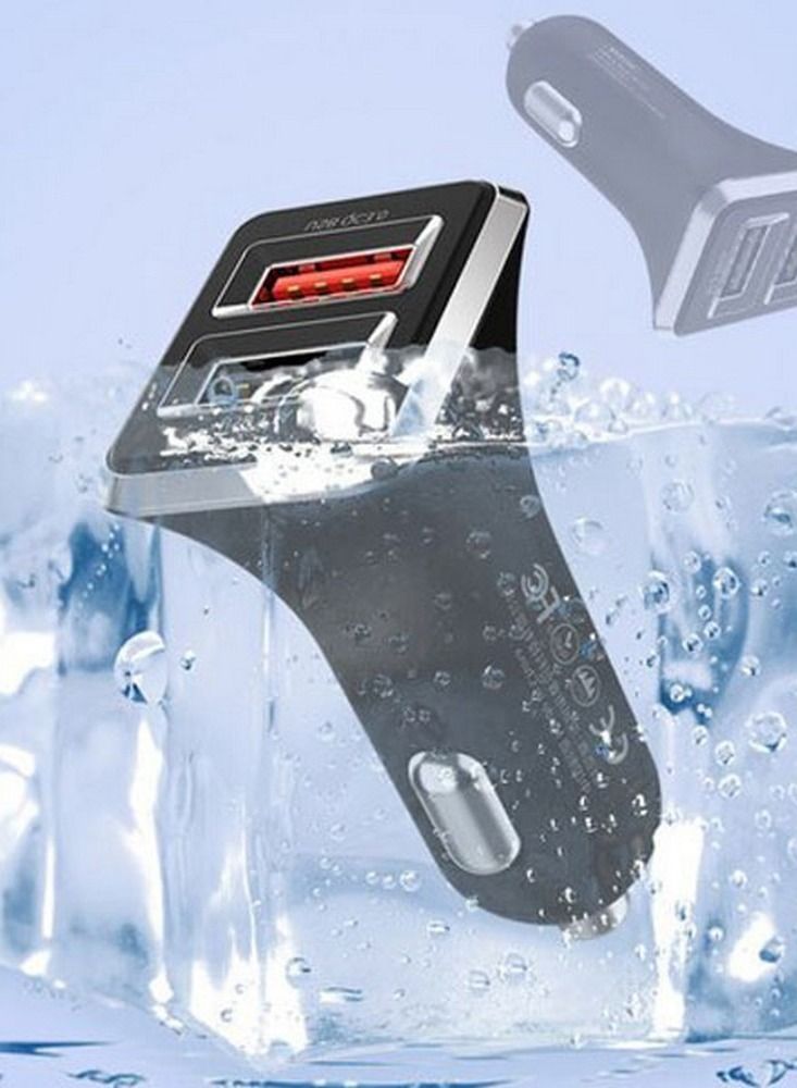 ويكومي شاحن سيارة  WP-C19B | 1USB 3.1A +QC3.0 - Image 1