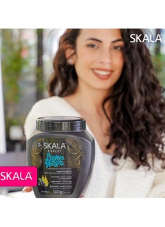SKALA Skala Original Black Mud Activated Charcoal D-Panthenol and Vitamin E Treatment Cream - Revitalizing Hair Care for Dark and Lifeless Hair 1000g  - Image 3