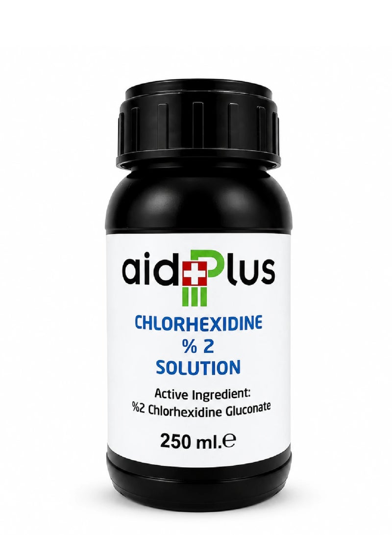 AID PLUS كلورهيكسيدين - 250 مل محلول مطهر للحماية الفعالة من الجراثيم والعناية بالبشرة - SKU: 60147 - Image 1