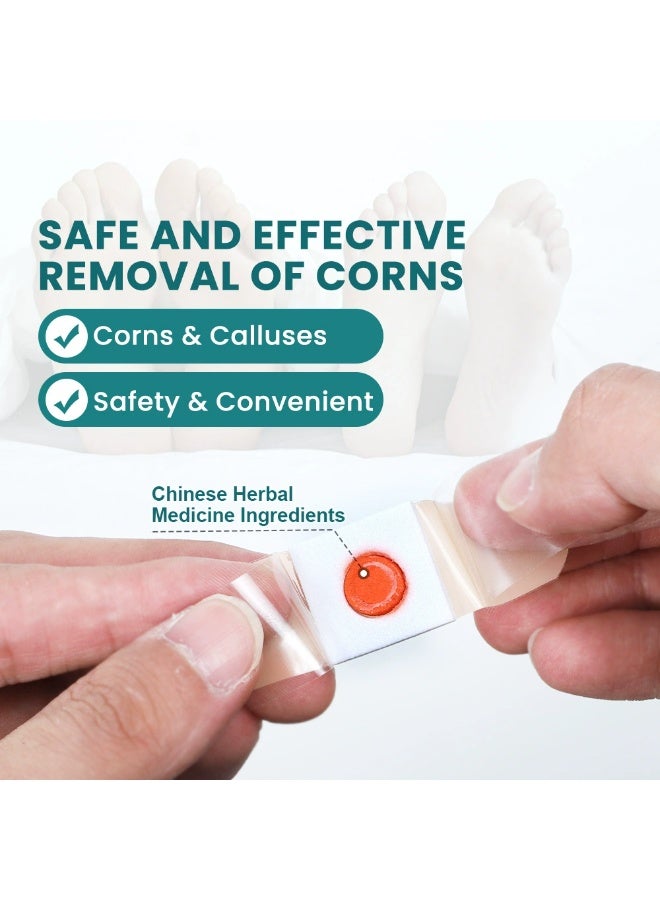 Sumifun 42 Pack Corn Removal Plaster Gentle Painless Foot Care Mat Effective For Corns Calluses Dead Skin With Foot Ding Plantar Wart Cream For Home Daily Use - Image 3