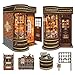 STRUCWOOD DIY Book Nook Kit with Magic Wand 3D Wooden Puzzle DIY Dollhouse Miniature Booknook Kit Creative Bookend Bookshelf Decor for Adults Teens Magic Wand ShopSQ51 - Image 2