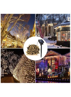 Generic Lamker 5 m 50 LED Solar String Lights Outdoor Waterproof 8 Modes Warm White Fairy Lights for Garden, Patio, Balcony, Window, Fence, Tree, Wedding, Fairy Lights, Decorative  - Image 2