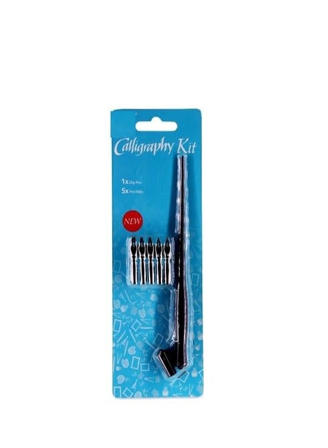 Dip Pen Oblique Calligraphy Pen Holder Set Of 1,Black - Image 1
