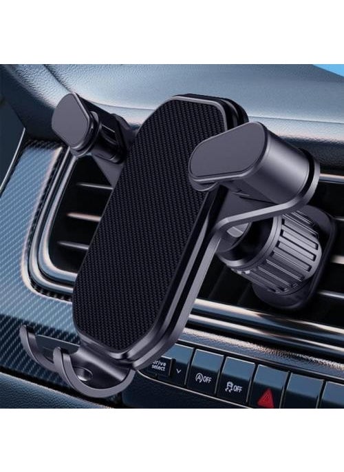 Polham - Universal Phone Holder with In-Car Ventilation Inlet, Triangle Design Lock System Anti-Vibration Holder - Image 1