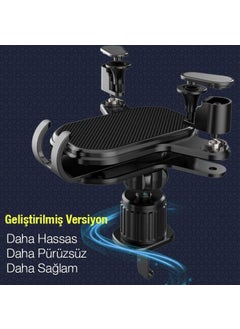 Polham Universal Phone Holder with In-Car Ventilation Inlet, Triangle Design Lock System Anti-Vibration Holder  - Image 4