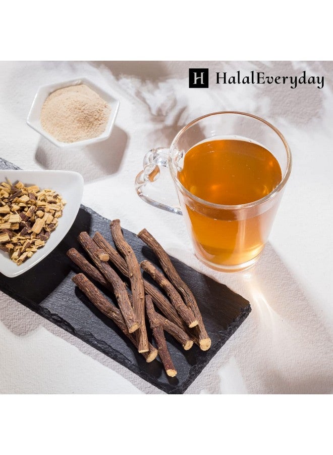 HalalEveryDay African Chew Sticks - Natural Licorice Root Sticks - 100 Grams (1/4 lb) Approximately 10-15 Sticks - Individual Sticks are 6-8 inches Long - All Natural, Vegan, Halal - Image 5