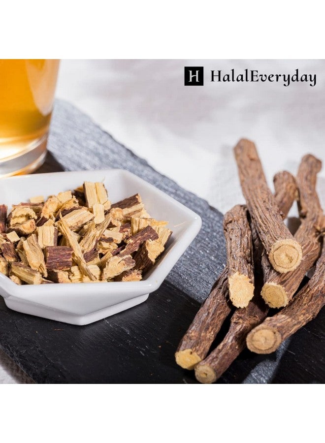 HalalEveryDay African Chew Sticks - Natural Licorice Root Sticks - 100 Grams (1/4 lb) Approximately 10-15 Sticks - Individual Sticks are 6-8 inches Long - All Natural, Vegan, Halal - Image 2