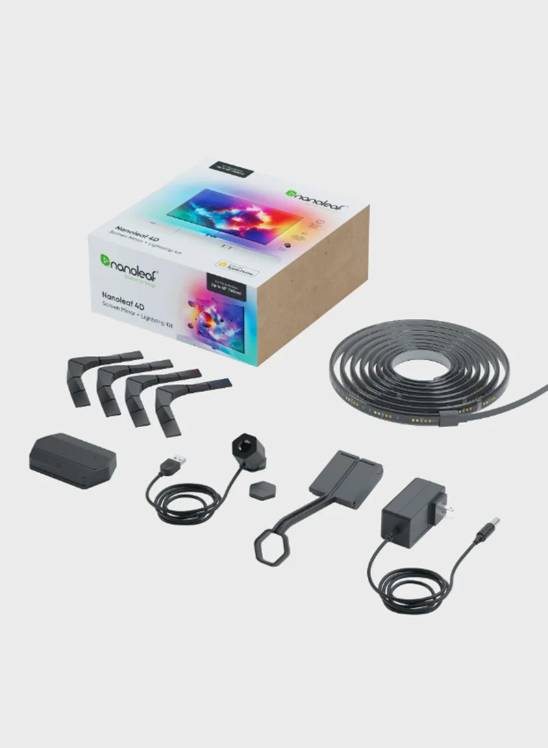 نانوليف Nanoleaf 4D - Tv Screen Mirror + Lightstrip Smk - 4 Meters - For Tvs
