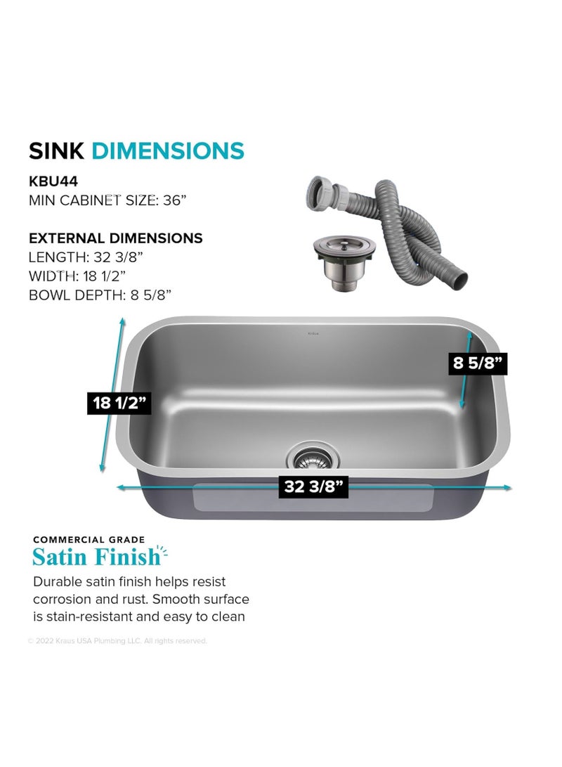 Star Kitchen sink 75 x 45 cm with drainer and mixer - Image 5
