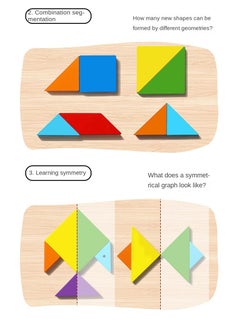 Y&D Magnetic Tangram Intelligence Puzzle Building Blocks Toy  - Image 4