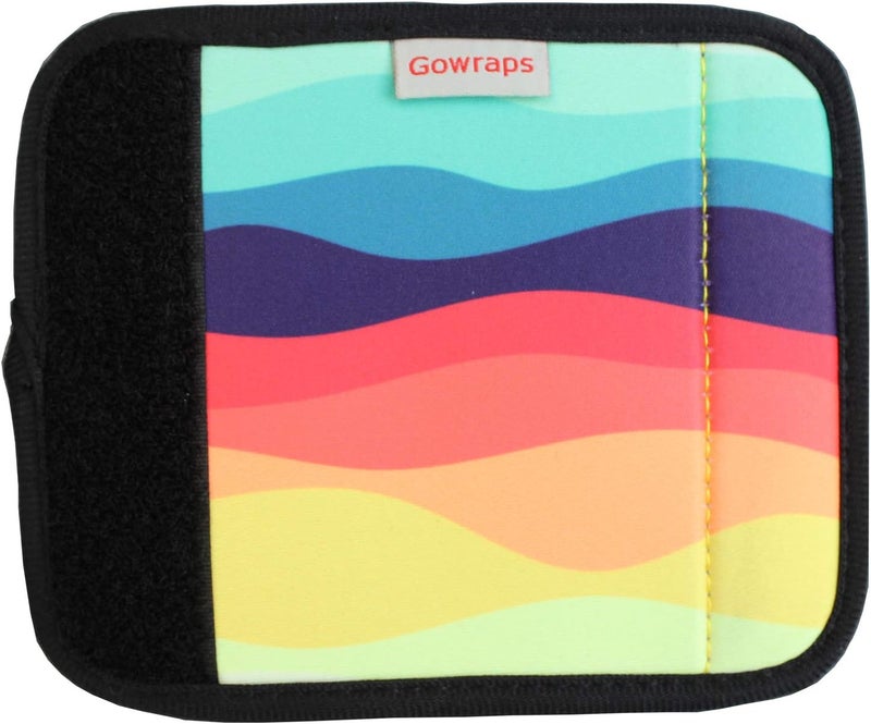 Gowraps Luggage Tags for Suitcases-Suitcase Tags Identifiers Bulk Luggage Handle Wrap Luggage Tag/Identifiers/Marker Travel Accessories for Flying Airplane(Rainbow) - Image 2