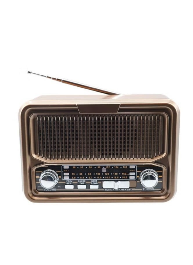 Denx Hd Radio, Fm/Am/Sw, Usb/Tf/Bt Player, Rechargeable Battery Dx2445  - Image 2