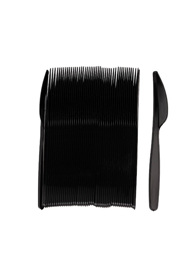 packwell Packwell Plastic HD Knife 50-Pieces, Black  - Image 2