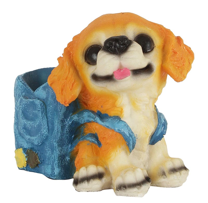 Storescent Cute Dog Decorative Pen Stand for Gift office Desk Kids Study Table, Multicolor - Image 4