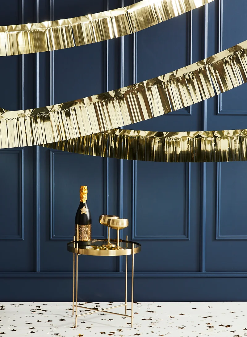 جينجر راي EID Garland - Fringe Foil - Gold