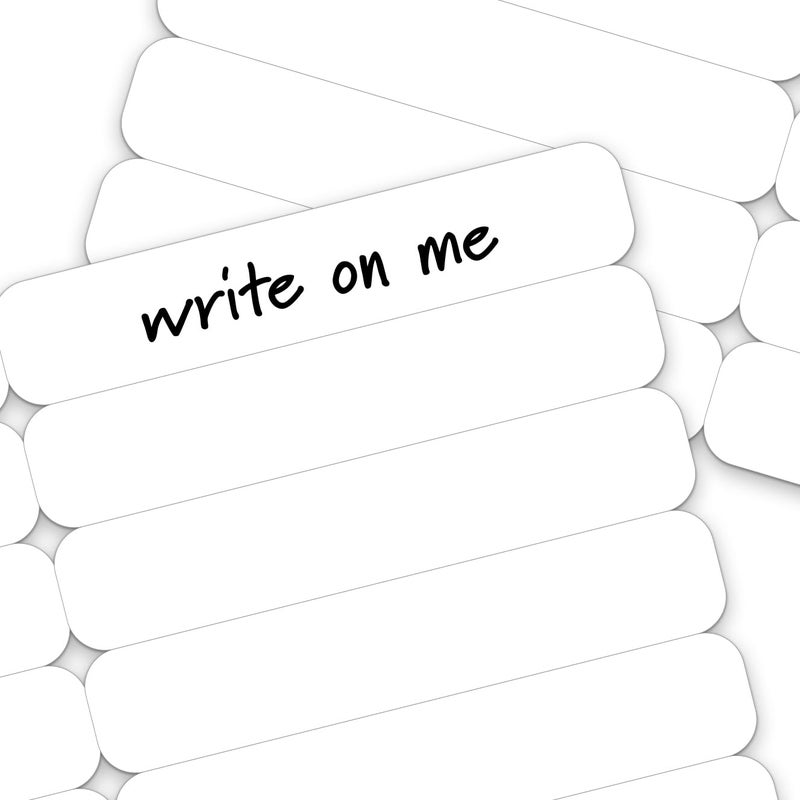 Label Land Label Land 300 pcs Writable Iron on Name Tags for Clothing  Clothing Labels for Nursing Home  Daycare Personalized  Custom Name Tag Fabric Labels for Clothes Washable Precut 2x038 