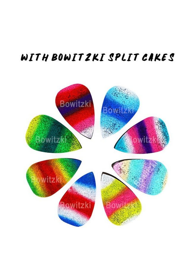 Bowitzki Face Paint Sponges Face Painting Black Sponges Petals High Density for Art Work and Body Paint (10 Petals + 10 Half Moon) - Image 2