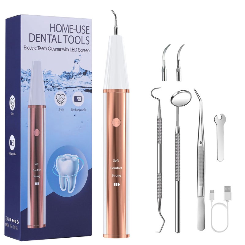 New Ultrasonic Electric Tooth Cleaner Tooth Cleaner Household Portable Tooth Stone Removal Tooth Scale Cleaner - Image 1