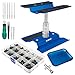 GLOBACT RC Car Repair Work Stand Repair Tool Set 360 Degree Rotation and 521 PCS RC Screws Kit and RC Screwdrivers and Screws Pallet Kit for 18 110 112 116 118 RC Car Truck Crawler Blue - Image 4