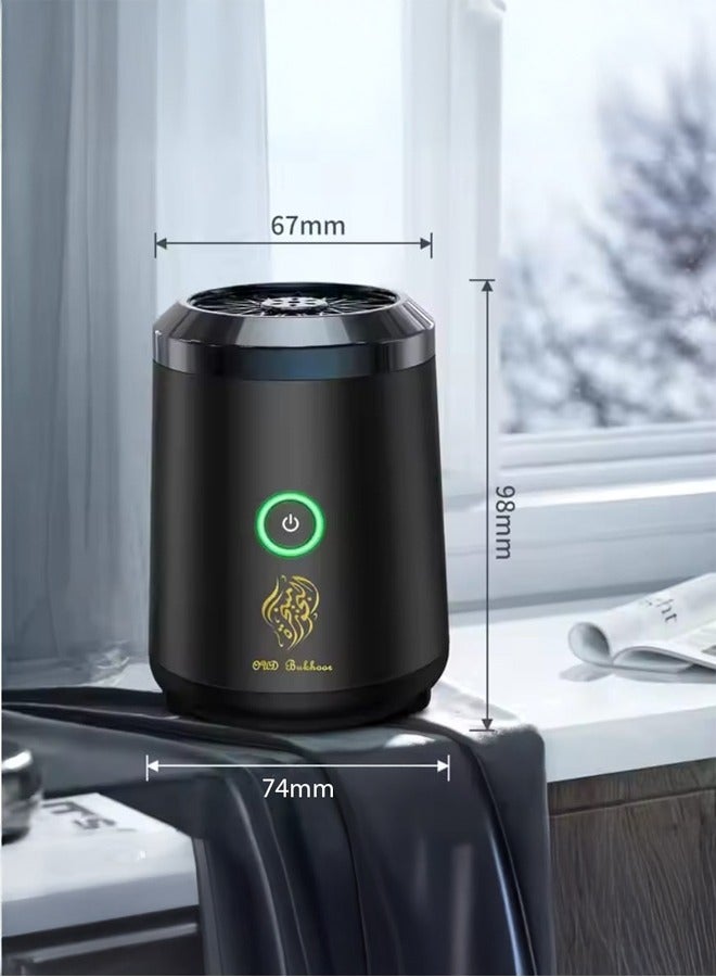 BKMax Mini Chargeble Electric Bakhoor,Small Bakhoor Burner Resin Burner Office & Home Decor Arabia Incense/Bakhoor Burner - Image 3
