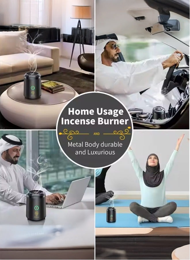 BKMax Mini Chargeble Electric Bakhoor,Small Bakhoor Burner Resin Burner Office & Home Decor Arabia Incense/Bakhoor Burner - Image 4