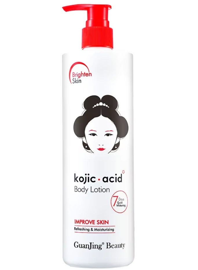 Kojic Acid Body Lotion Improve Skin Refreshing & Moisturizing 480g - Image 1