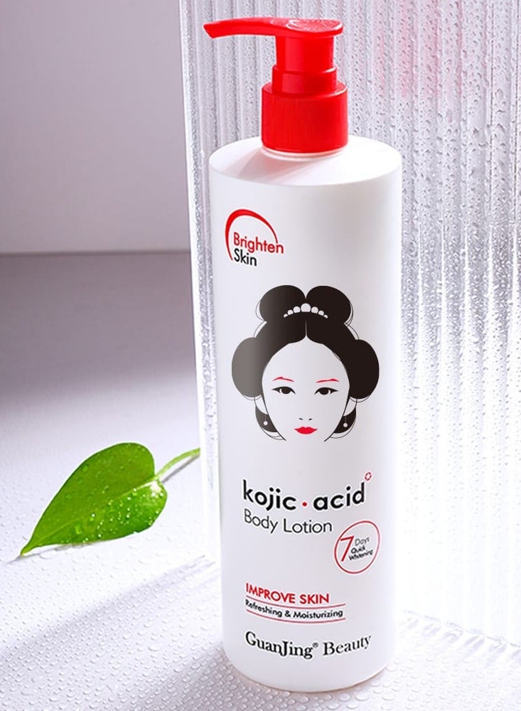 Kojic Acid Body Lotion Improve Skin Refreshing & Moisturizing 480g - Image 2