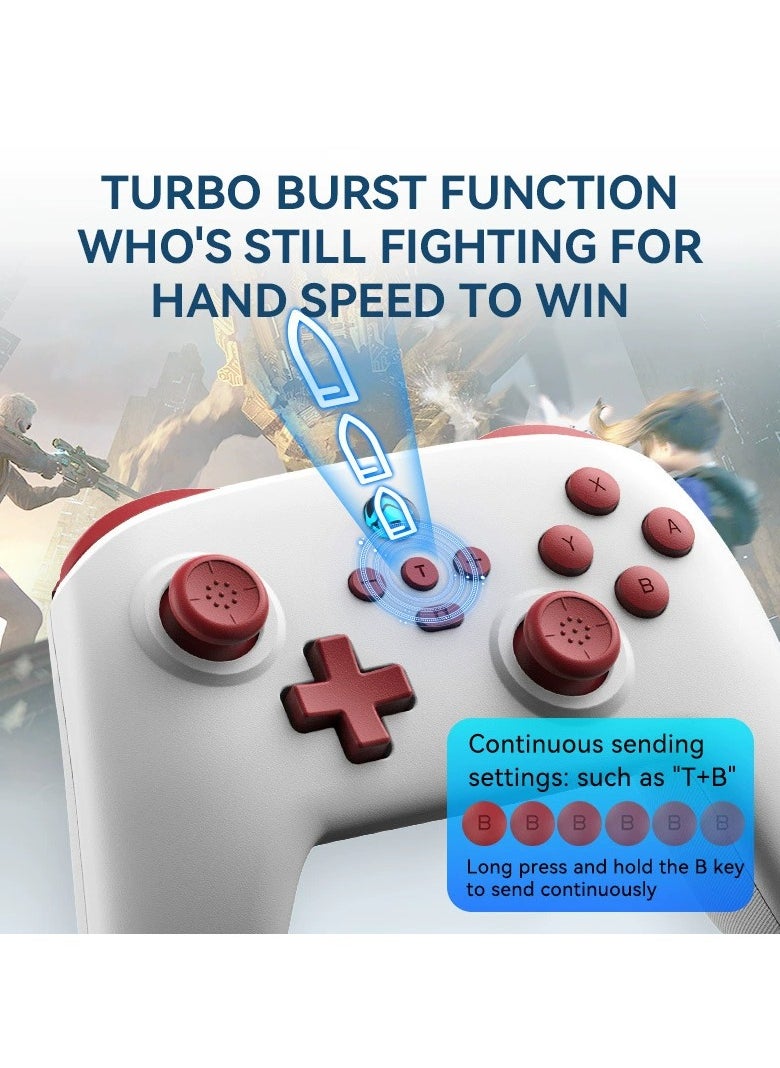 Generic - S11 Switch Pro Wireless Bluetooth Controller Gamepad With Wake Up Vibration Motion Sensing Gamepad - Image 1