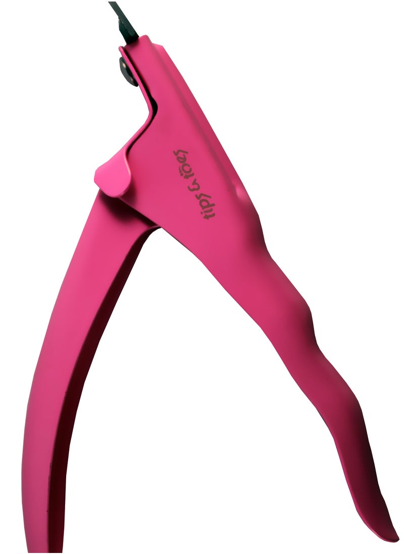 Tips & Toes Nail Tip Cutter Black Red, Stainless Steel  - Image 2