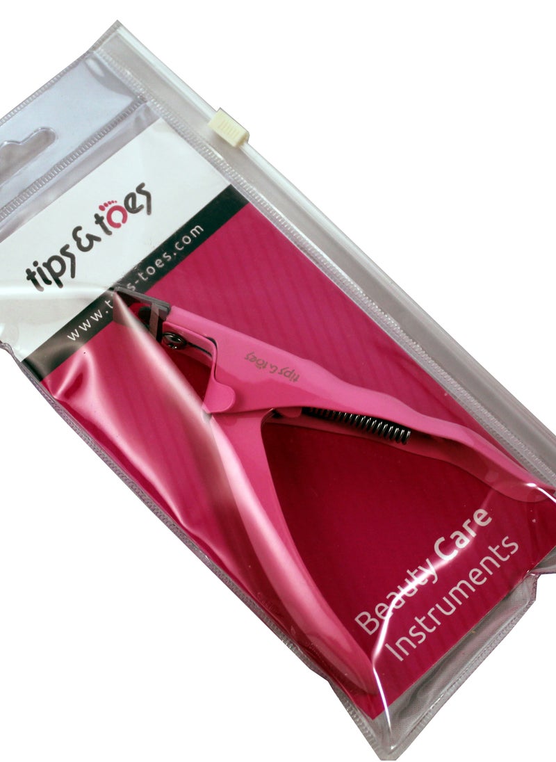 Tips & Toes Nail Tip Cutter Black Red, Stainless Steel  - Image 3