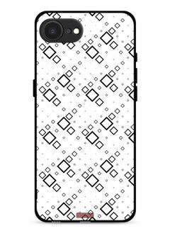 Apple iPhone 16e Protective Case Cover Square Abstract Digital Art