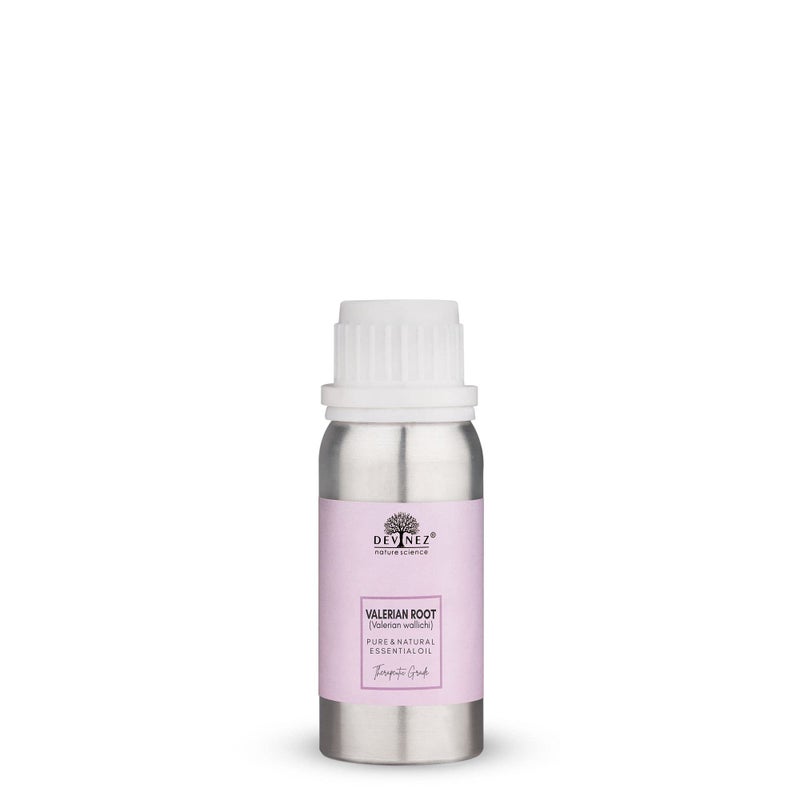 Devinez Valerian Root Essential Oil, 100% Pure, Natural & Undiluted, 250ml in Anodized Aluminum Bottle, Reduces Wrinkles, Tackles Infection, Skin Care, inflammation, redness, swelling, itching - Image 1