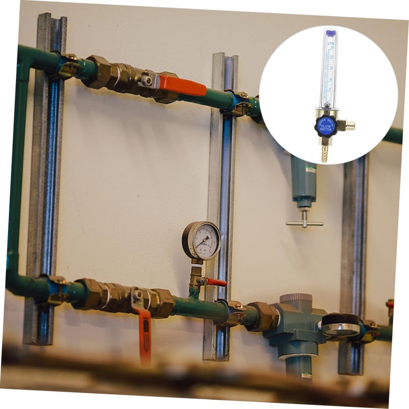 2Pcs Argon Carbon Dioxide Accurate Gas Metering Device for Welding and Gas Flow Regulation Essential Flow for Argon and Applications - Image 2